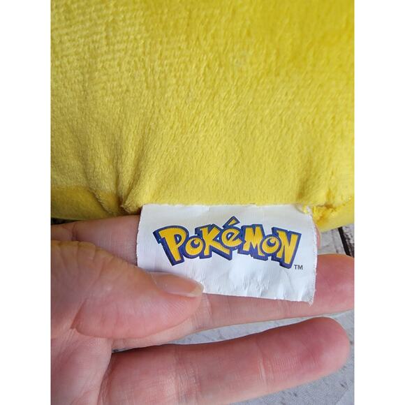POKEMON Pikachu Pillow Pal Face Head Soft Stuffed Plush 14" Nintendo Yellow READ - Picture 4 of 5
